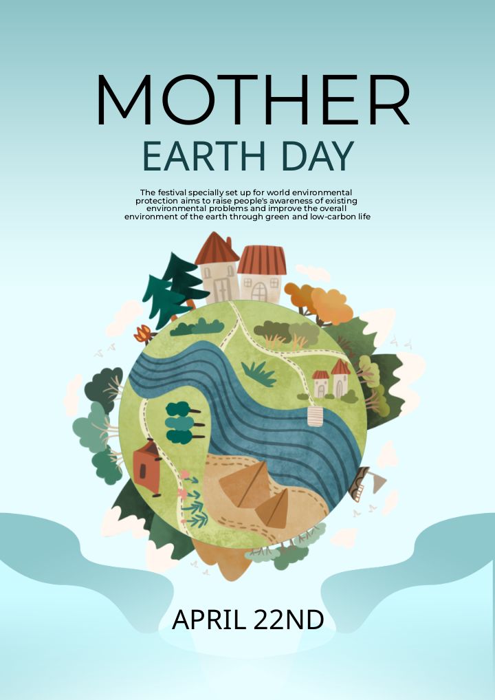 creating an earth day poster has never been simpler