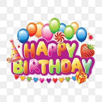 decorative happy birthday text background watercolor vintage png, Background, Watercolor happy birthday text vector art png
