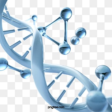 3d blue dna helix sequence element, Science Clipart, 3d dna 3d transparent png