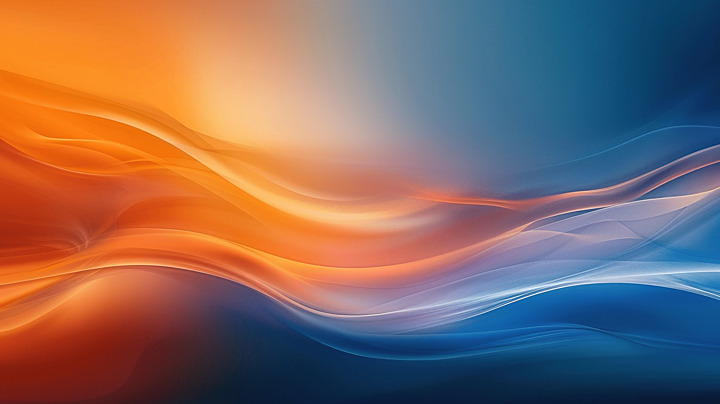 abstract blue orange background with smooth gradient, Abstract, Blue, Orange Background image