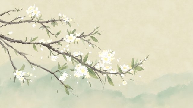 ancient flower painting flower painting antiquity chinese style, Flower, Li Hua chinese painting flower png image