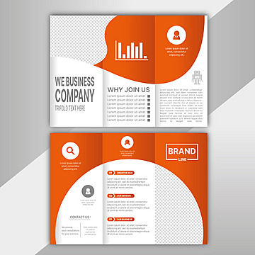 booklet report template magazine leaflet marketing vector Template