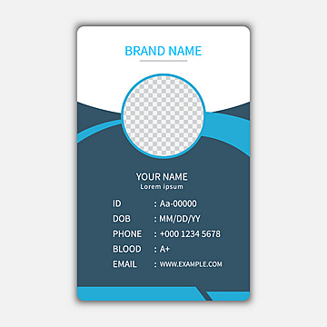 business id card design with simple elements vector Template