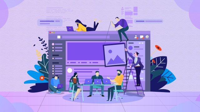 business office meeting illustration, Discuss, Data office business meeting vector hd png images