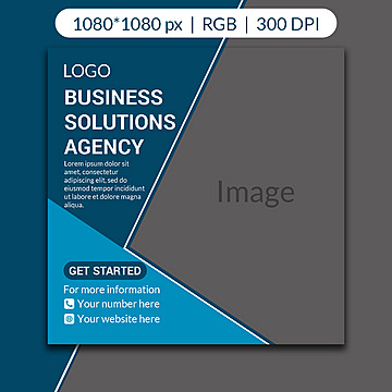 business oriented social media post design Template
