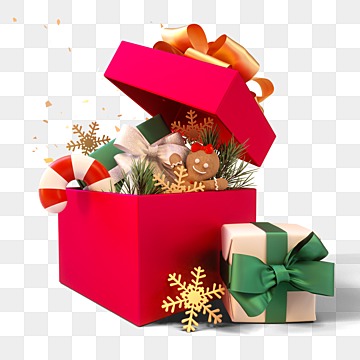 christmas red gift box, Gift Box, Christmas christmas gift boxes png picture