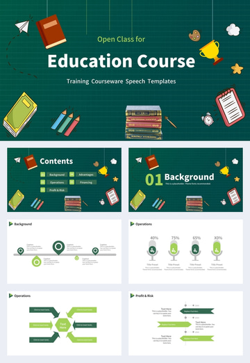 education training teaching open class ppt