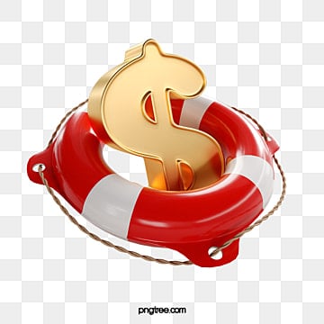 dollar sign lifebuoy 3d element, Dollar Clipart, Dollar dollar sign 3d images