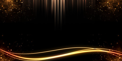 domineering black gold new year party background material, Domineering, Black Gold Wind, Golden Stream Offline Background image