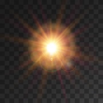 elegant light effect with rays transparent illustration light effect vector png, Light, Effect transparent light effect vector hd images