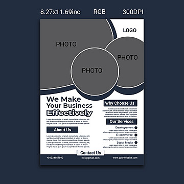 flyer design promotion template Template