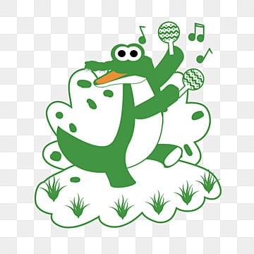 green hand drawn dinosaur music element svg, Svg, Element hand drawn element vector hd png images