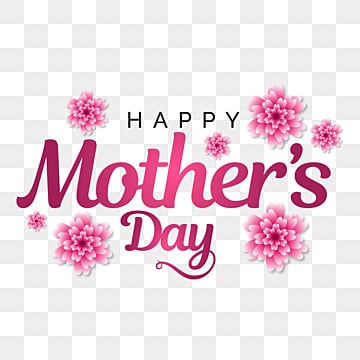happy mothers day lettering typography with flowers, Mother, Mom happy mother day vector design images