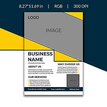 mordern corporate flyer template Template