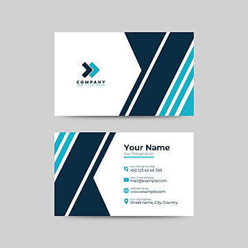 office staff business card for company vector Template