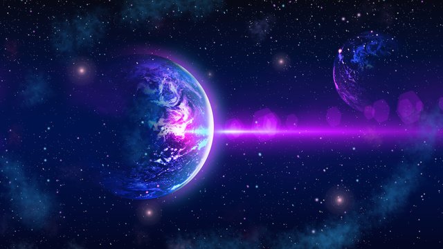 starry glamour dream earth beautiful purple blue gradient background poster, Starry, Space blue purple gradient hd transparent
