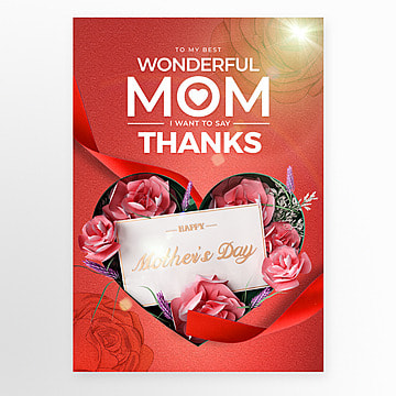 stylish romantic thanksgiving mothers day holiday poster, Mother S Day, Flowers mothers day thanksgiving png transparent