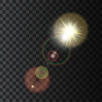 sunlight special lens flare light effect and sun isolated on glow light effect transparent background flare light lens png, Flare, Light lens light effect white transparent