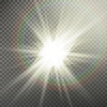 sunlight special lens flare light effect light flare special effect isolated on transparent background vector illustration abstract background beam png, Abstract, Background light flare effect png image
