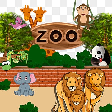various small animals in the zoo zoo zoo animals clipart monkey lion png, Zoo Animals Clipart, Monkey zoo hd transparent
