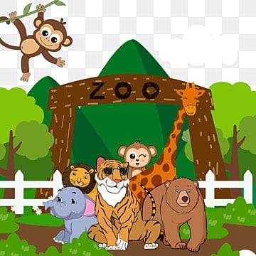 zoo animal illustration zoo clipart zoo illustration png, Zoo Clipart, Zoo zoo animals png image