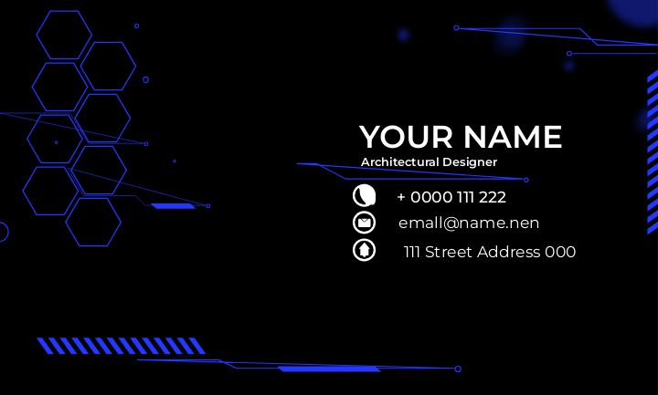 technology business card