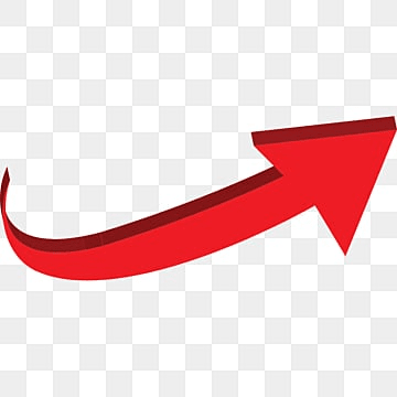 3d red arrow down up left png, Down, Up red arrow clipart transparent background