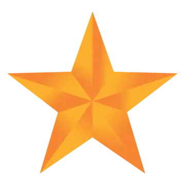 3d star orange free vector star 3d elements png, Star, 3d, Elements PNG and Vector