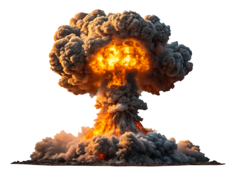 a powerful nuclear explosion on transparent background atomic bomb nuclear explosion nuclear disaster png, Atomic Bomb, Nuclear Explosion, Nuclear Disaster PNG Image and Clipart