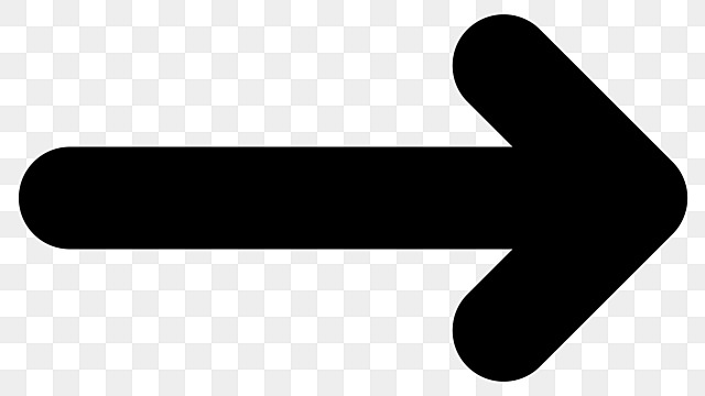 arrow shape black simple and cute arrow black simple png, Arrow, Black simple arrow silhouette transparent background