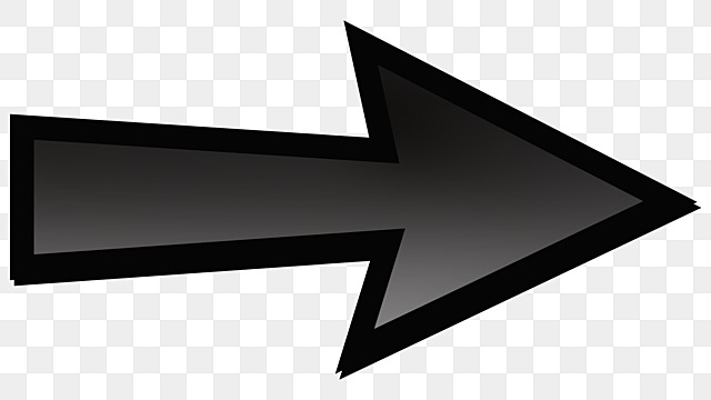 arrow shape black simple guide arrow black simple png, Arrow, Black guide arrow white transparent