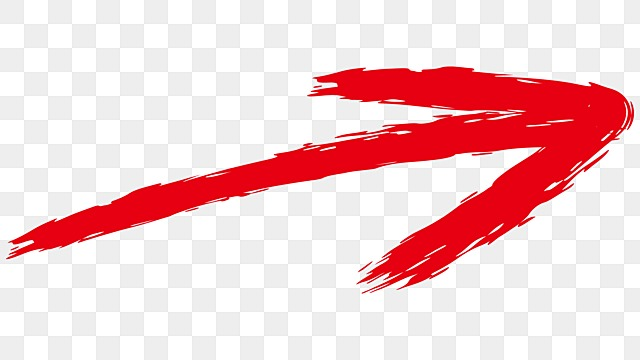 arrow shape red simple handwriting arrow red simple png, Arrow, Red handwriting clipart transparent background