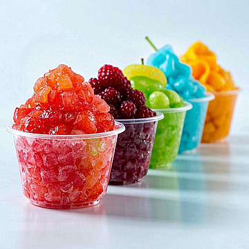 Colorful Shaved Ice Delights A Refreshing Rainbow of Flavors