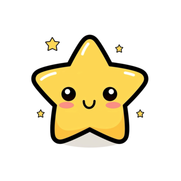 cute yellow star smile face has big eyes and little light dot doodle star png illustration cute star yellow png, Cute, Star, Yellow PNG Image and Clipart