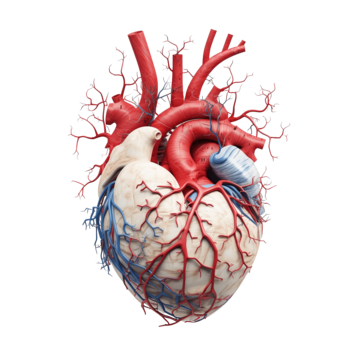 detailed heart anatomy illustration generative with ai heart anatomy medical png, Heart, Anatomy, Medical PNG Image and Clipart