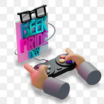 geek pride day 3d hand playing with controller, Geek, Pride controler 3d images hd