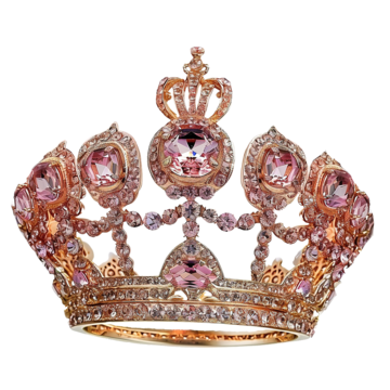 golden crown with diamonds isolated on white background victory or success concept 3d rendering crown princess tiara png, Crown, Princess, Tiara PNG Image and Clipart