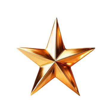 golden star isolated on a white background 3d rendering illustration golden star isolated on a white background 3d rendering 3d illustration png, Golden Star Isolated, On A White Background, 3d Rendering 3d Illustration PNG Image and Clipart