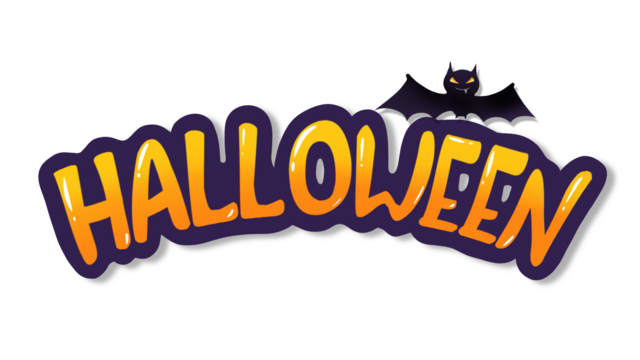 halloween lettering stroke gradient, Halloween, Lettering, Stroke PNG and PSD