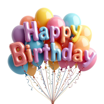 happy birthday balloons colorful with text happy birthday balloons colorful birthday balloons with text happy birthday png, Happy Birthday Balloons, Colorful Birthday Balloons With Text, Happy Birthday PNG Image and Clipart
