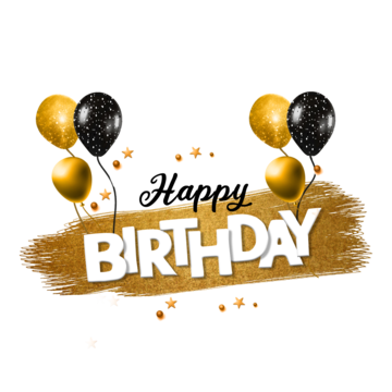 happy birthday golden balloon vector happy birthday balloon ribbon golden png, Happy Birthday, Balloon, Ribbon Golden PNG and Vector