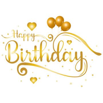 happy birthday golden text happy birthday birthday birthday golden text png, Happy Birthday, Birthday, Birthday Golden Text PNG and Vector