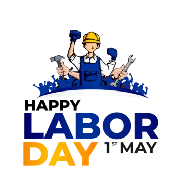 happy labor day celebrating 1 may the dignity of work vector, Labor Rights, Labor Day, Labor Day Poster PNG and Vector