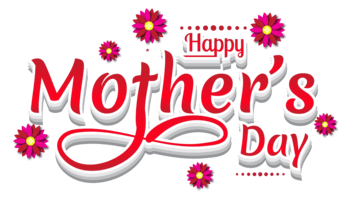 happy mother day holiday in flower hearts clipart vector, Flower Clipart, Hearts Clipart, Mother Clipart PNG and Vector