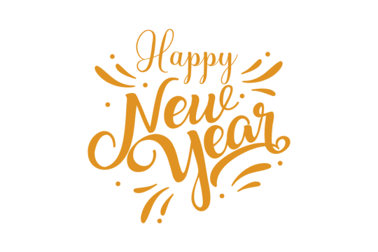 happy new year 2023 lettering design, Happy New Year, 2023 New Year, 2023 PNG and Vector
