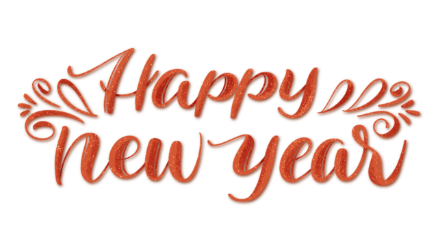 happy new year red solid font, New Year, Happy, Font PNG and PSD