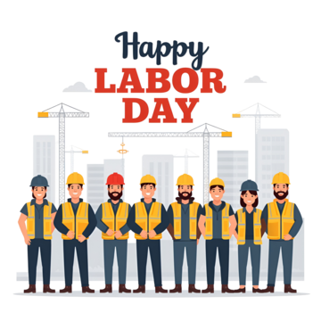 happy workers in a festive labor day parade appreciating rights contribution and unity, Labor Day 2025, International Labor Day, Happy Labor Day 2025 PNG Image and Clipart