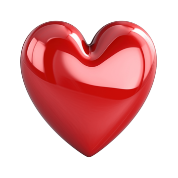 illustration of a 3d rendered red heart heart red 3d png, Heart, Red, 3d PNG Image and Clipart