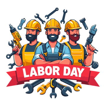 labor day celebration construction workers, Labor Day 2025, International Labor Day, Happy Labor Day 2025 PNG Image and Clipart