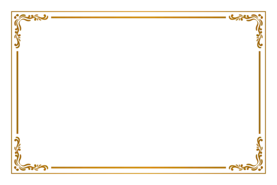 luxury golden rectangle corner certificate border pattern line photo frame islamic wedding invitation background vector, Certificate, Border, Pattern PNG and Vector
